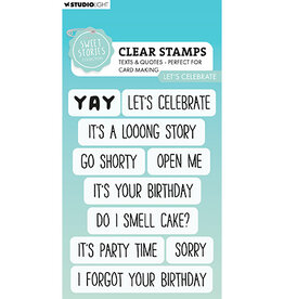 Studio Light SL Clear Stamp Let's celebrate Sweet Stories nr.661