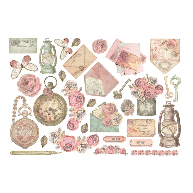 Stamperia Ephemera - Shabby Rose