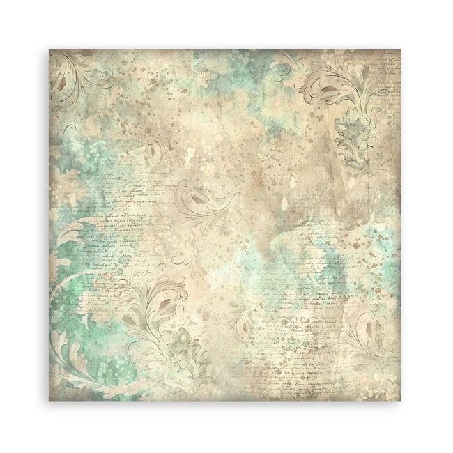 Stamperia Papierblok 30,5x30,5 cm - 22 vellen - Enkelzijdig - Fortune