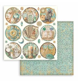 Stamperia Scrapbooking Double face sheet - Fortune rounds