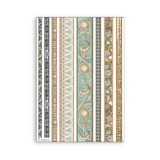 Stamperia Washi pad 8 sheets A5 - Fortune