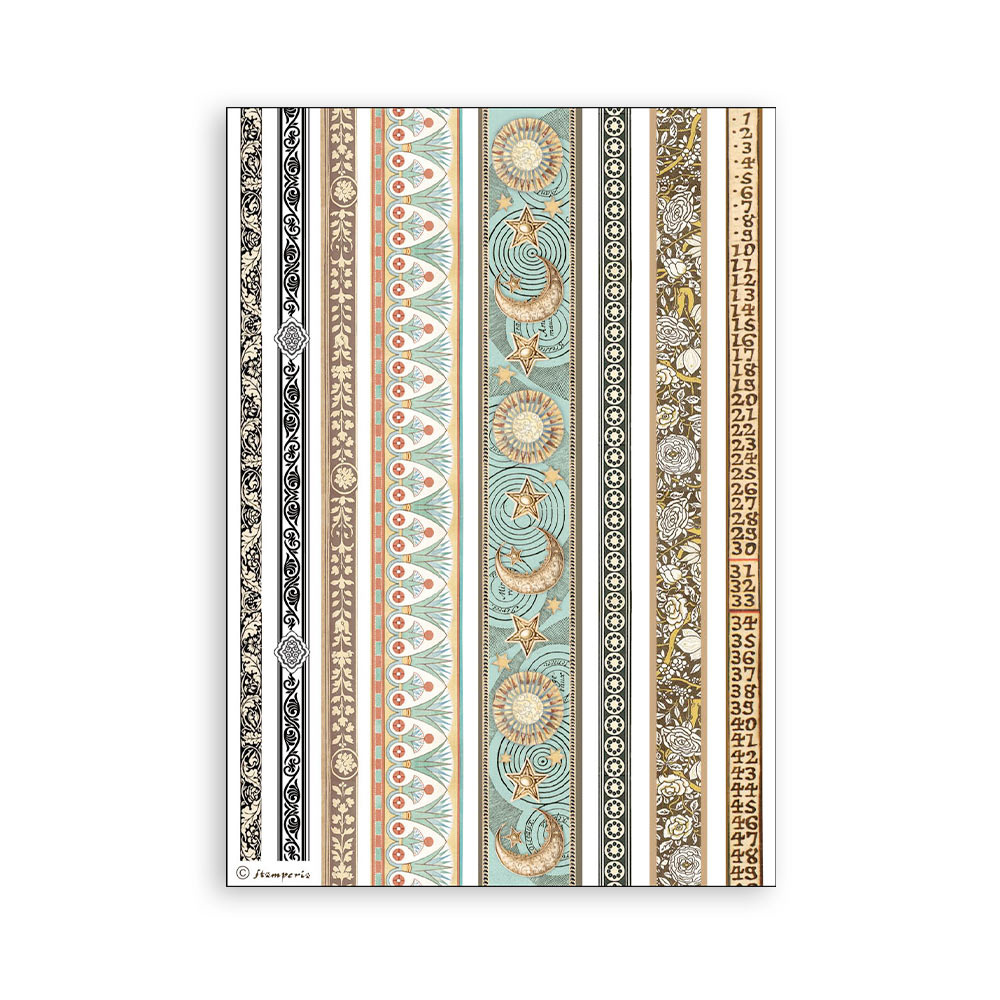 Stamperia Washi pad 8 sheets A5 - Fortune