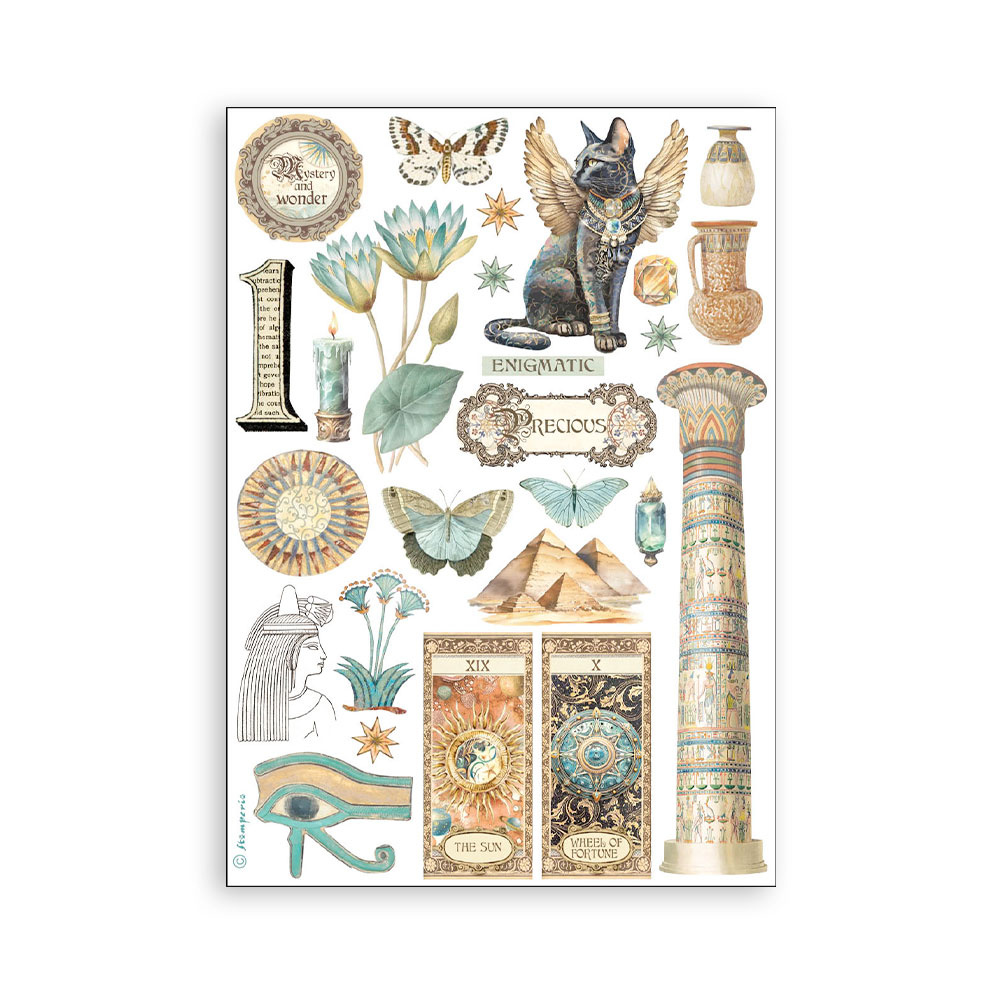 Stamperia Washi pad 8 sheets A5 - Fortune