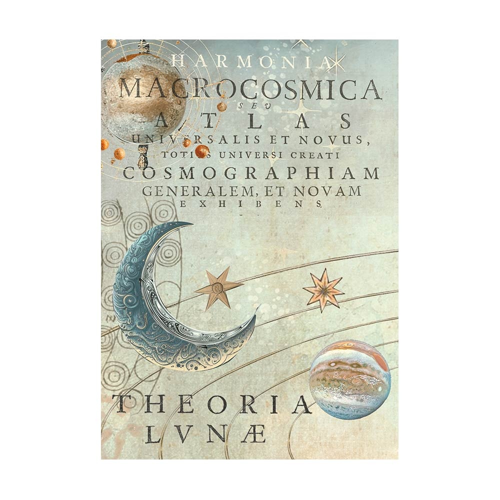 Stamperia Selection 8 Rice paper A6 backgrounds - Fortune