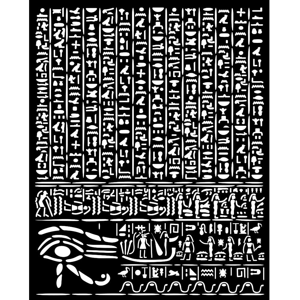Stamperia Thick stencil cm 20X25 - Fortune Egypt