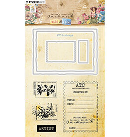 Studio Light PRE-ORDER - 24-05-2024 JMA Stamp & Cutting Die ATC & stamps Wild & Free nr.82