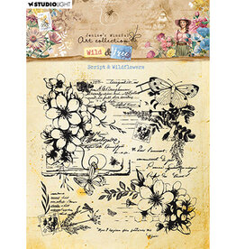 Studio Light PRE-ORDER - 24-05-2024 JMA Clear Stamp Script & Wildflowers Wild & Free nr.671