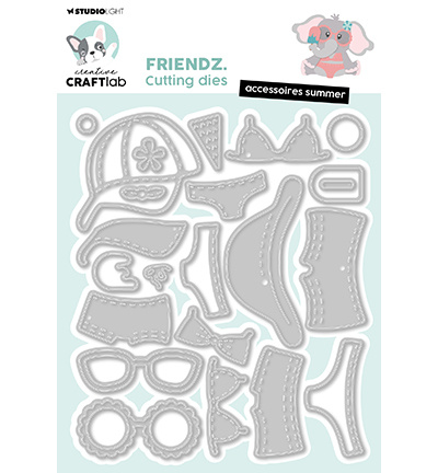 Studio Light - Creative Craftlab CCL Cutting Die Accessoires summer Friendz nr.834