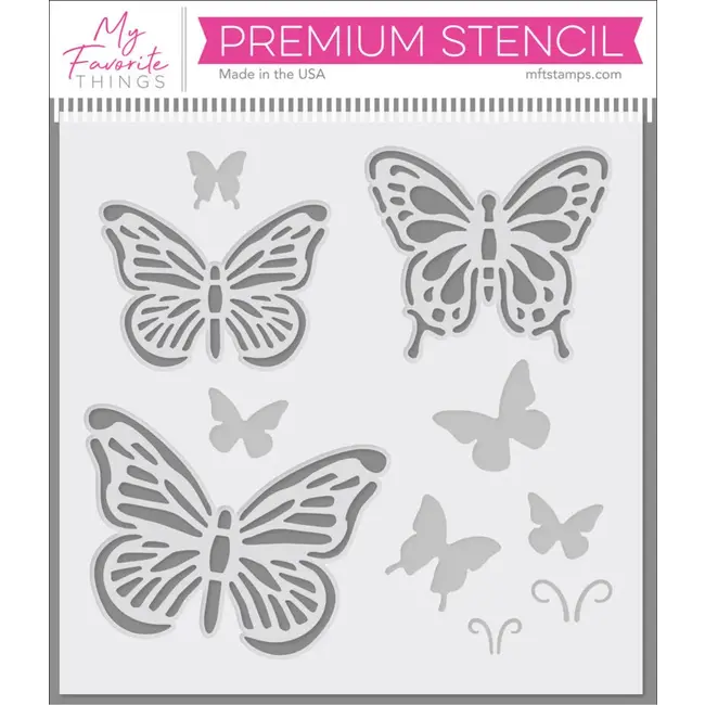 My Favorite Things My Favorite Things Flutterbys Stencil