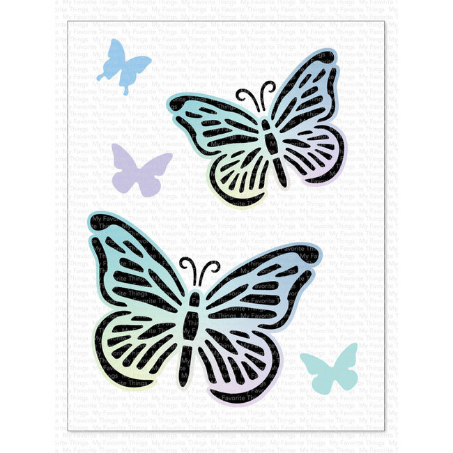 My Favorite Things My Favorite Things Flutterbys Stencil