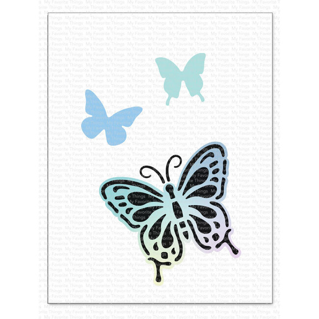 My Favorite Things My Favorite Things Flutterbys Stencil