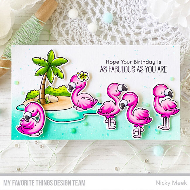 My Favorite Things My Favorite Things Fabulous Flamingos Die-namics