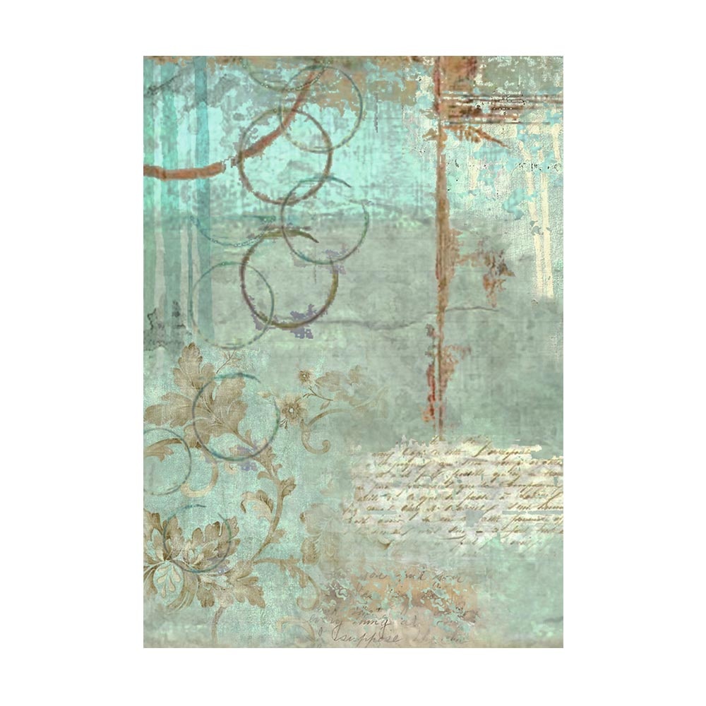 Stamperia Selection 8 Rice paper A6 backgrounds - Wonderland