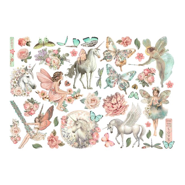 Stamperia Ephemera  - Wonderland