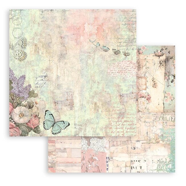 Stamperia Scrapbooking Small Pad 10 sheets cm 20,3X20,3 (8"X8") - Wonderland