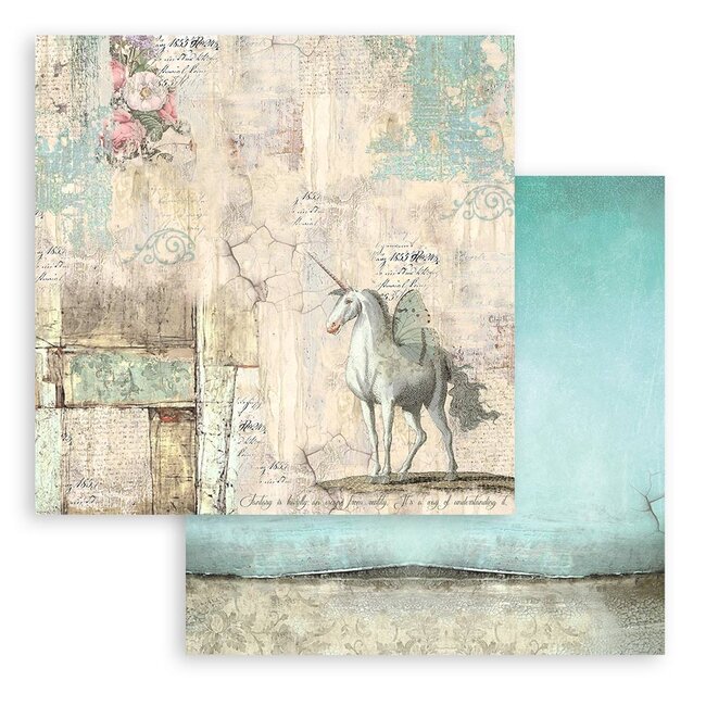 Stamperia Scrapbooking Pad 10 sheets cm 30,5x30,5 (12"x12") - Wonderland