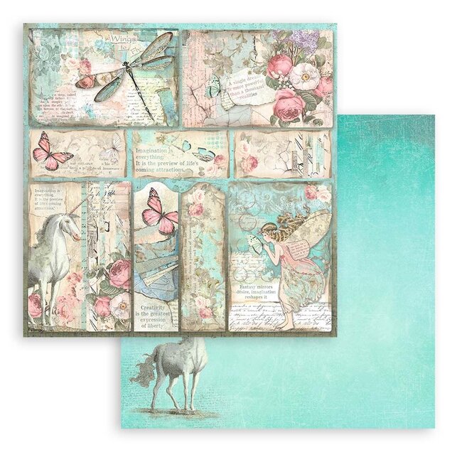 Stamperia Scrapbooking Pad 10 sheets cm 30,5x30,5 (12"x12") - Wonderland