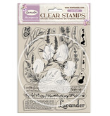 Stamperia Acrylic stamp cm 14x18 - Lavender