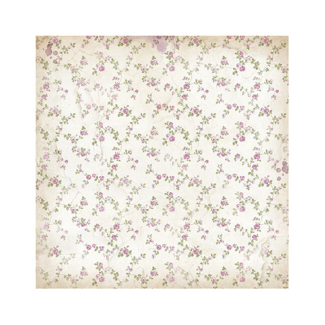 Stamperia Pack 4 sheets fabric cm 30x30 - Lavender