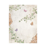 Stamperia Selection 8 Rice paper A6 backgrounds - Lavender