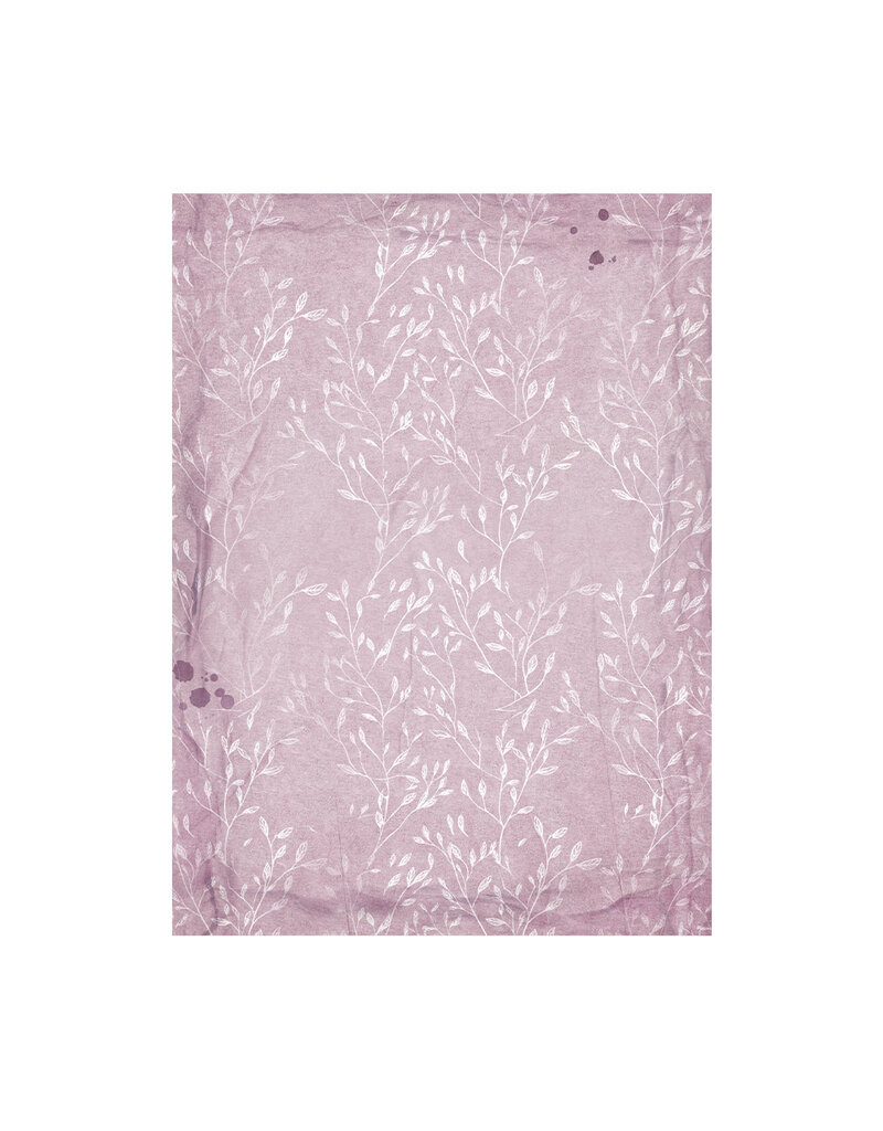 Stamperia Selection 8 Rice paper A6 backgrounds - Lavender