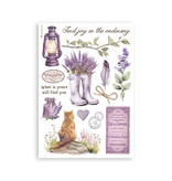 Stamperia Washi pad 8 sheets A5 - Lavender