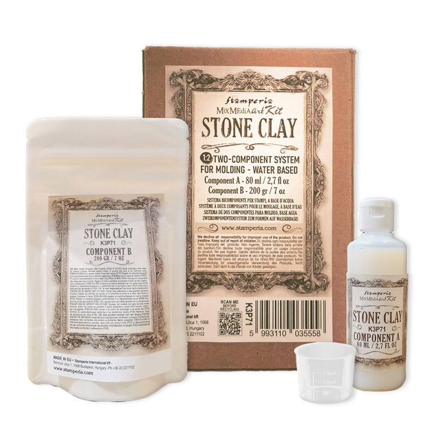 Stamperia Stone Clay set (80ml + 200 g)