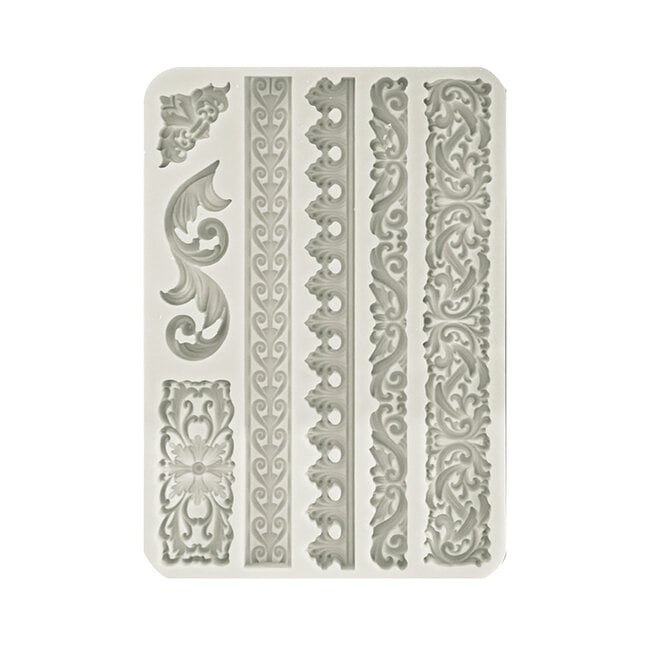 Stamperia Silicon mould A5 - Greek borders