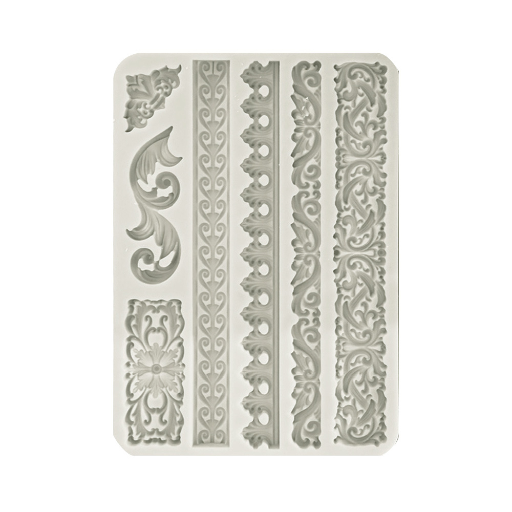 Stamperia Silicon mould A5 - Greek borders