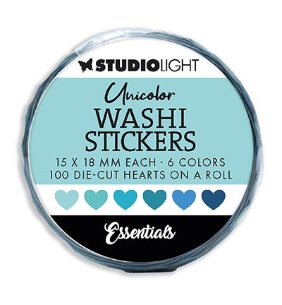 Studio Light SL Washi Die-cut Stickers Blues Essentials nr.20