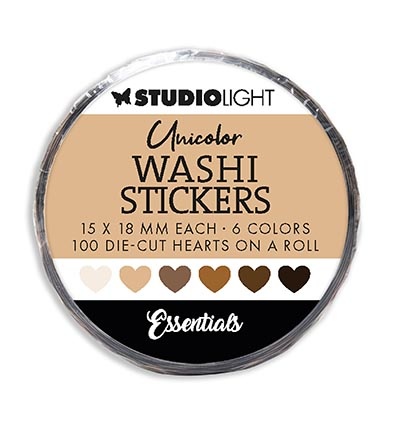 Studio Light SL Washi Die-cut Stickers Browns Essentials nr.21