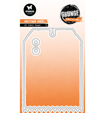 Studio Light GR Cutting Die A6 label shape Grunge Collection nr.831