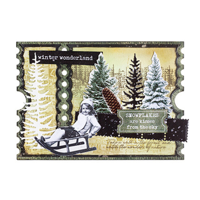 Studio Light GR Cutting Die Winter elements Grunge Collection nr.832