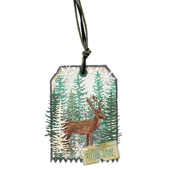 Studio Light GR Cutting Die Winter elements Grunge Collection nr.832