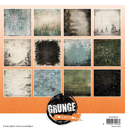 Studio Light  GR Design Paper Pad Background paper Grunge Collection nr.187