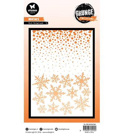 Studio Light  GR Mask Snow background Grunge Collection nr.284