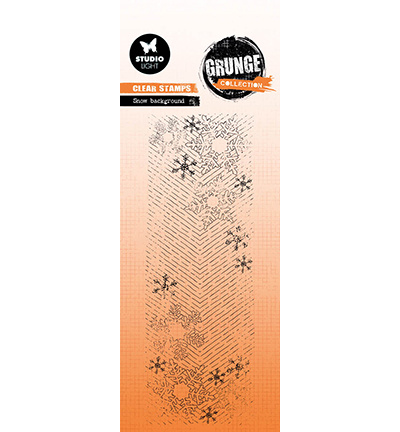 Studio Light GR Clear Stamp Snow background Grunge Collection nr.675