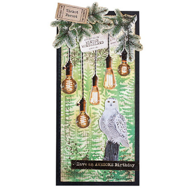 Studio Light GR Clear Stamp Winter fair Grunge Collection nr.680