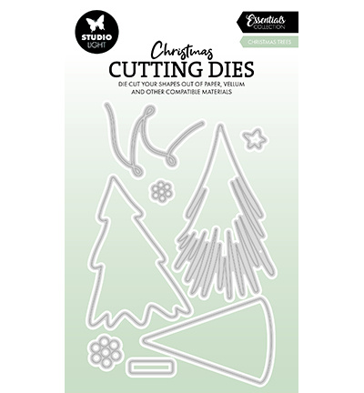 Studio Light SL Cutting Dies Christmas trees Essentials nr.844