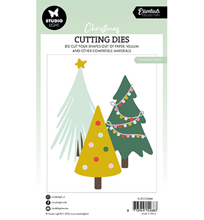 Studio Light SL Cutting Dies Christmas trees Essentials nr.844