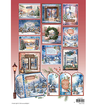 Studio Light SL Card making pad Dreamy Christmas Essentials nr.12