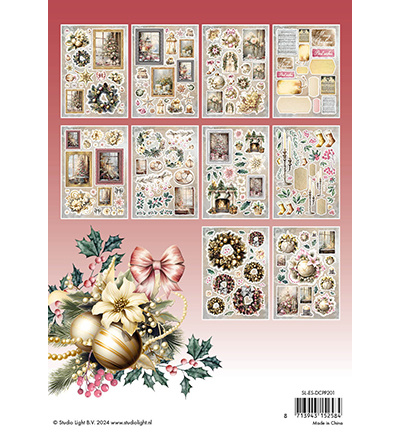 Studio Light SL Die-cut Paper Pad Romantic Christmas Essentials nr.201