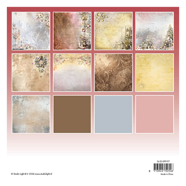Studio Light SL Design Paper Pad Romantic Christmas Essentials nr.197