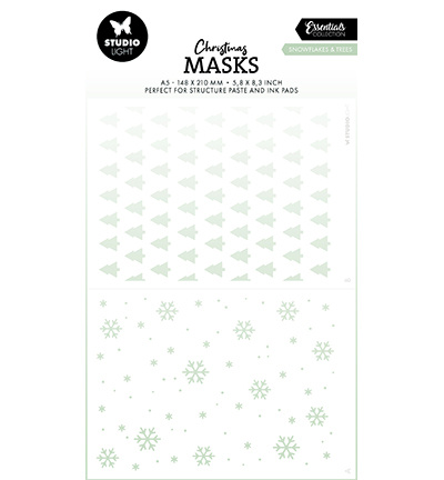 Studio Light SL Mask Snowflakes & trees Essentials nr.291