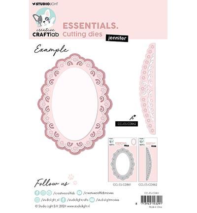 Studio Light - Creative Craftlab CCL Cutting Die Jennifer Essentials nr.861