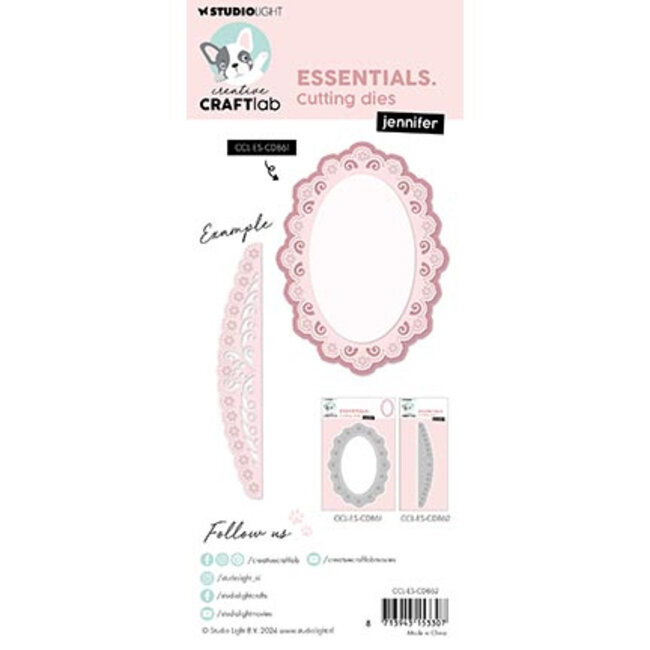 Studio Light - Creative Craftlab  CCL Cutting Die Jennifer Essentials nr.862