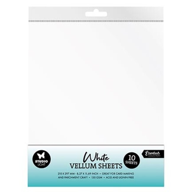 Studio Light  SL Vellum Sheets 150grs. White Essentials nr.04