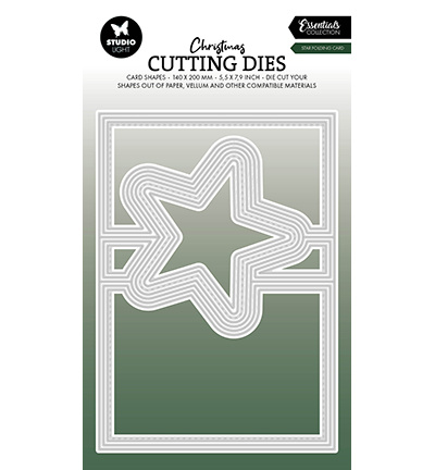Studio Light SL Cutting Dies Star folding card Essentials nr.839