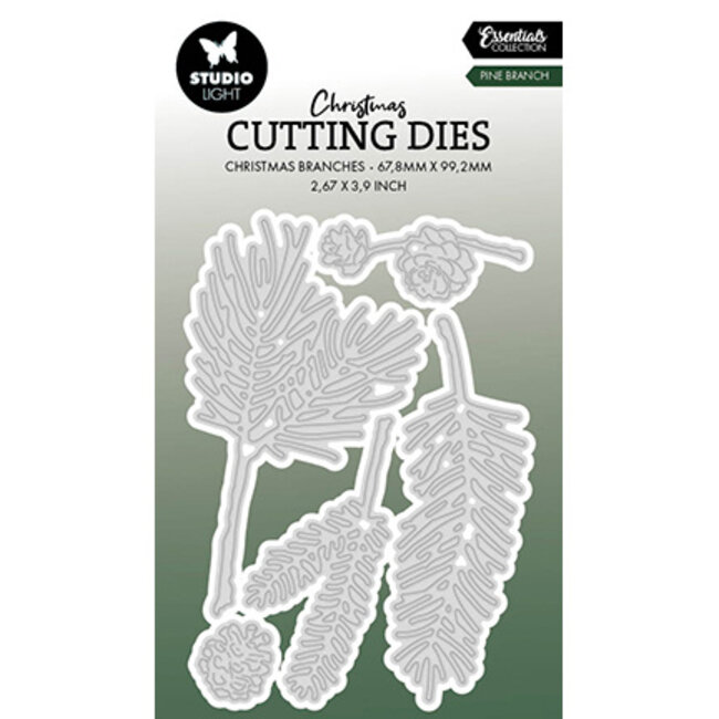 Studio Light  SL Cutting Dies Pine branch Essentials nr.842