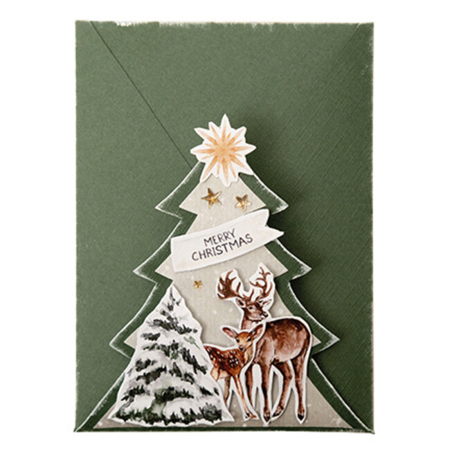 Studio Light  SL Die-cut Paper Pad Festive Forest Essentials nr.204